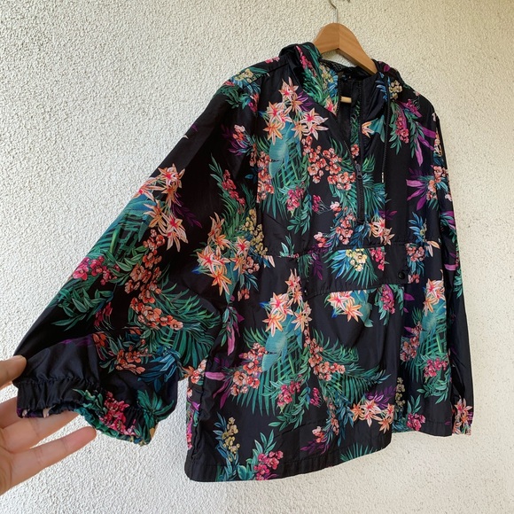 Xersion Jackets & Blazers - XERSION XXL Tropical Windbreaker Workout Jacket